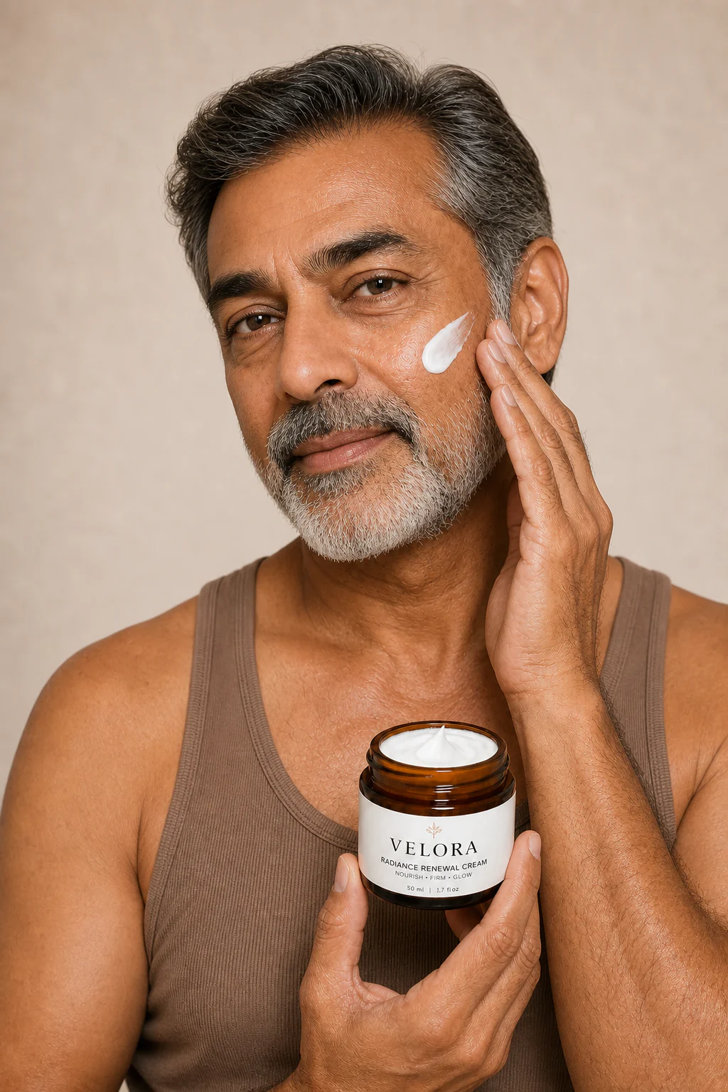 Controlled audience variant: Older South Asian Male
